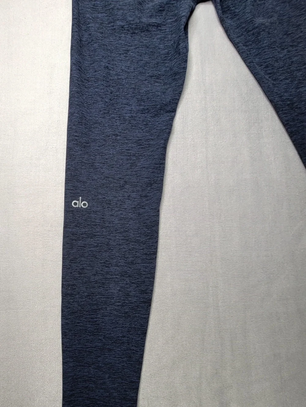 ALO Yoga Heathered Navy Blue Leggings